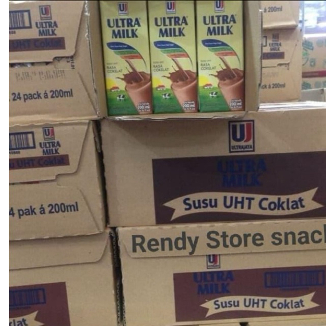 

susu ultra 200ml 1 dus isi 24