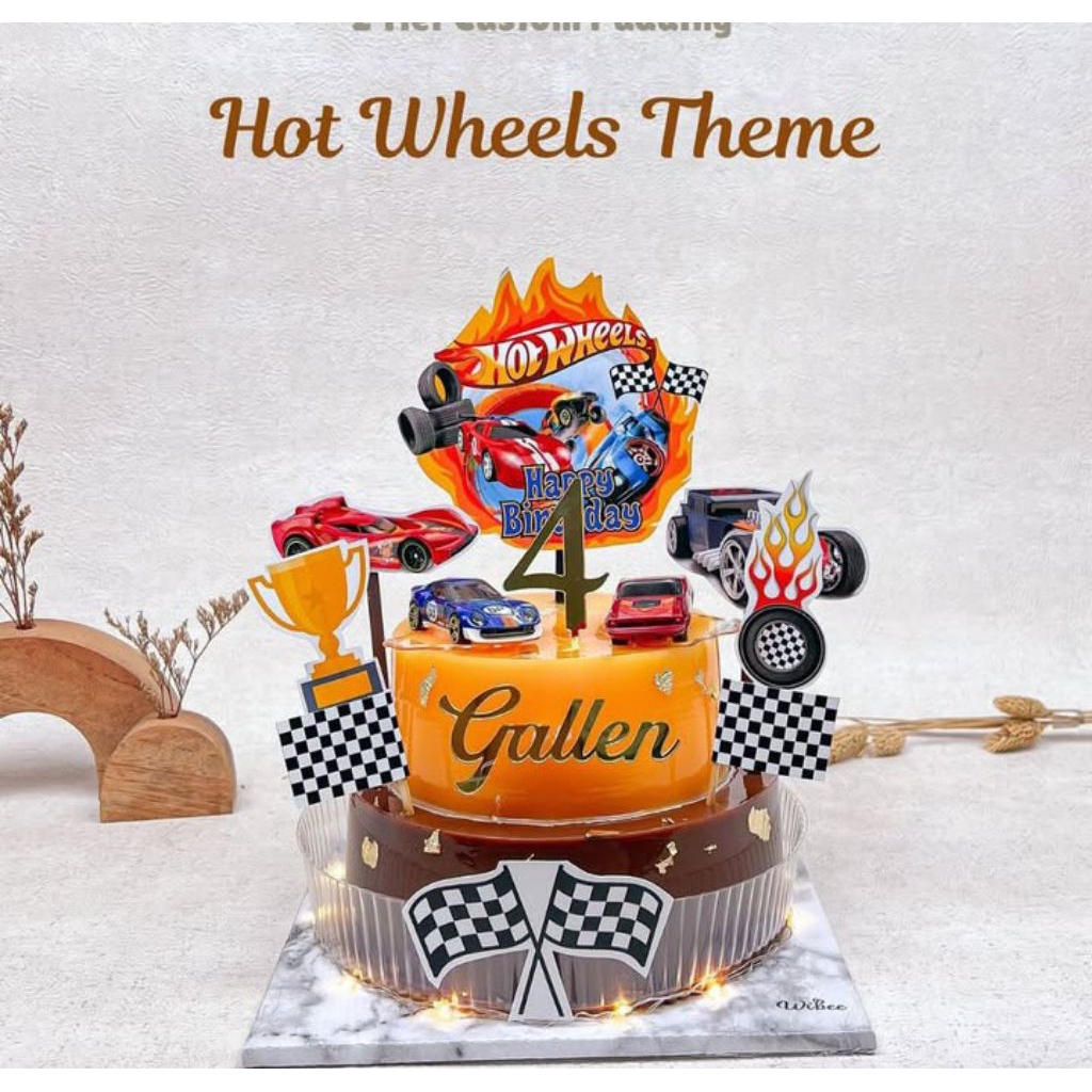 

Puding Ulang tahun hot wheels