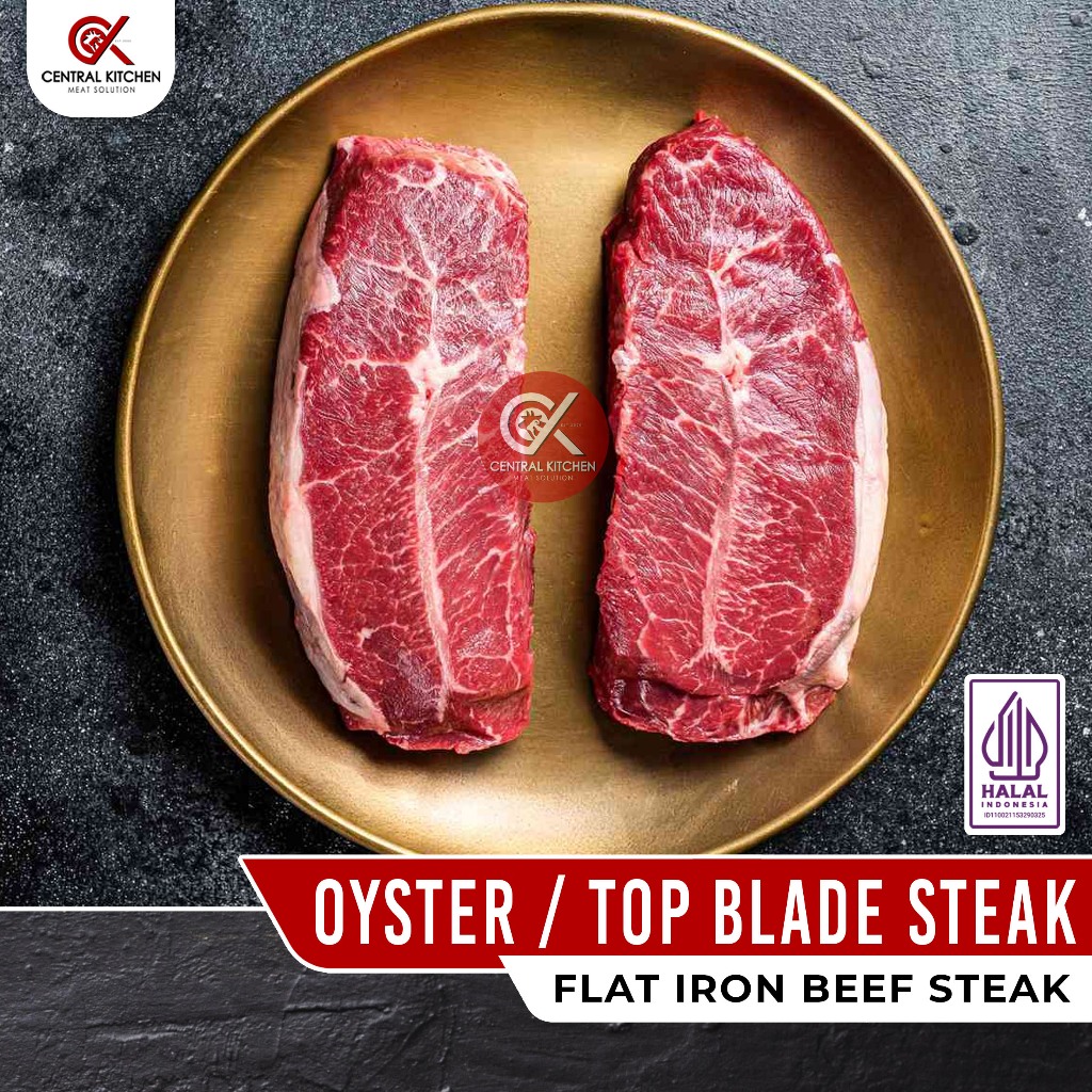 

Top Blade Beef Steak / Oyster Blade Flat Iron Steak