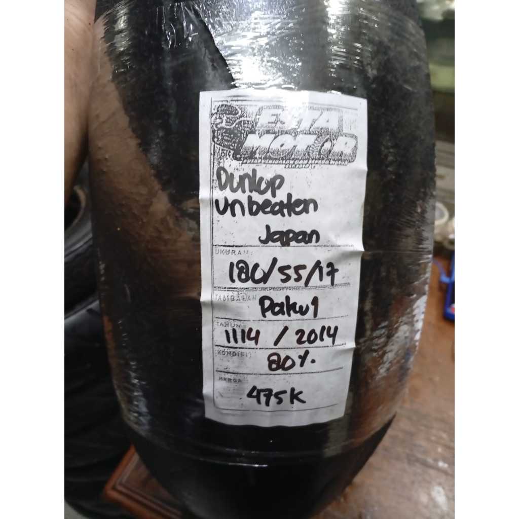 BAN COPOTAN DUNLOP UNBEATEN RING 17 UKURAN 180 55 17 KODE1114