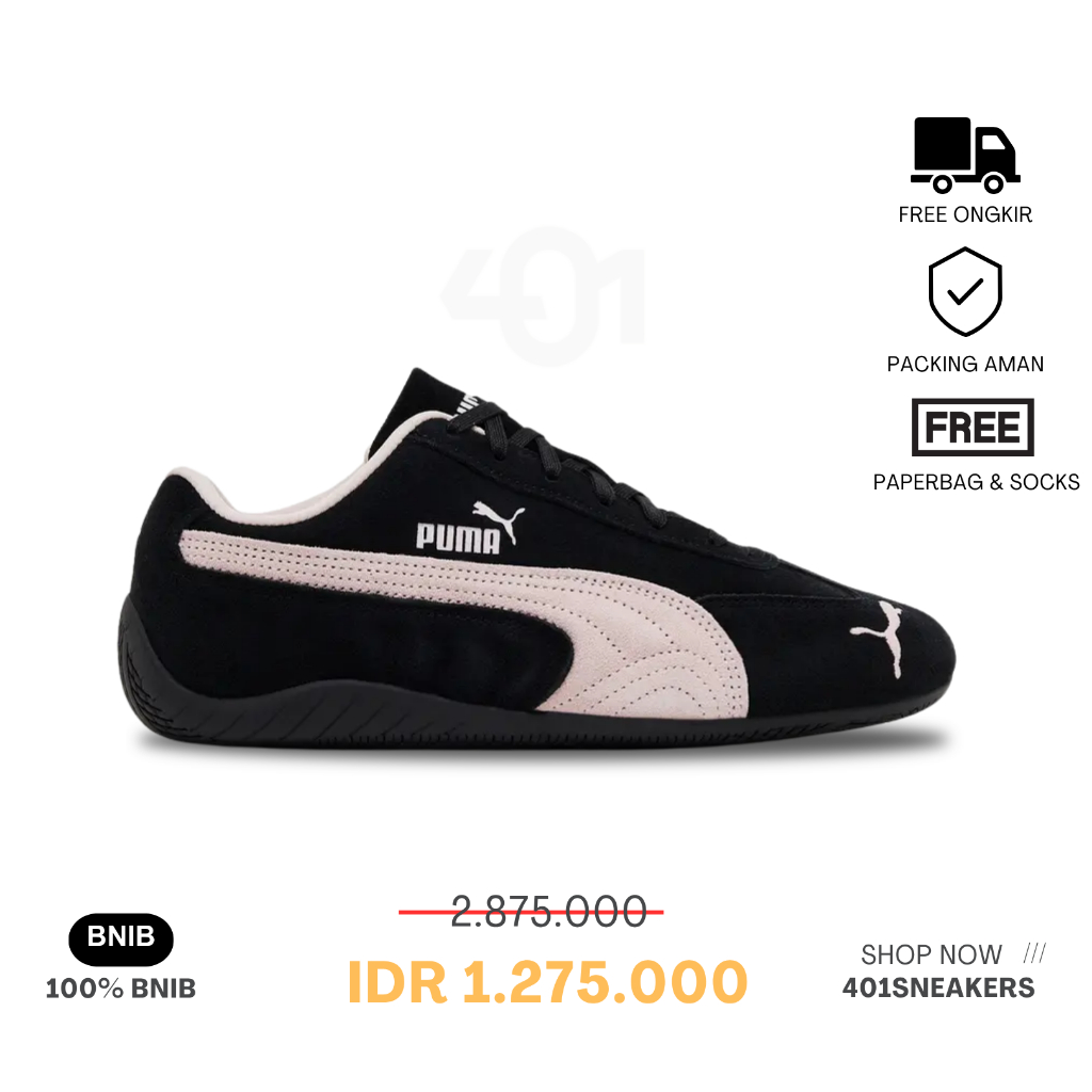Sepatu Speedcat OG Black Mauve Mist Authentic 100% BNIB