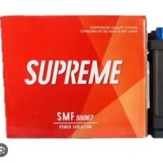 aki kering supreme 55067 12v 50ah untuk ford fiesta