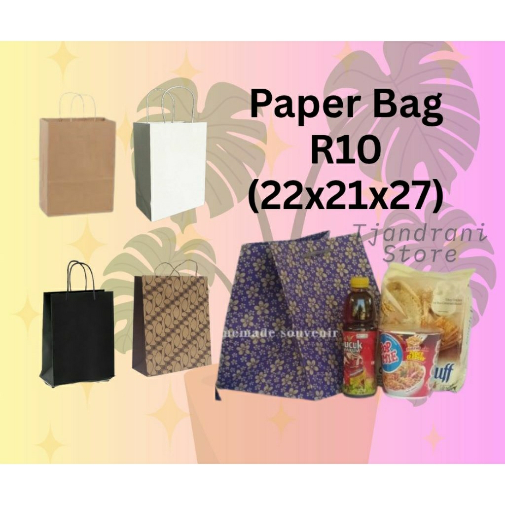 

PaperBag R10 (22x21x27) Tas Kertas Kondangan