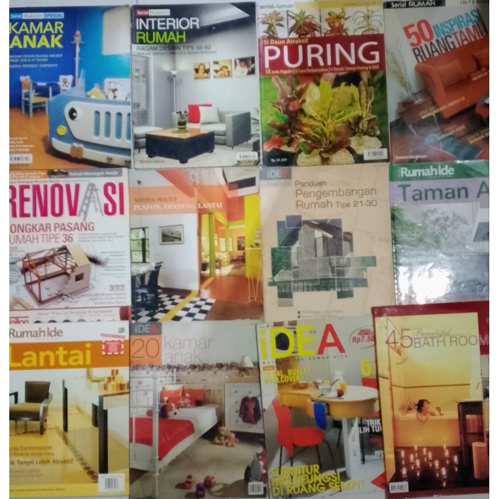 MAJALAH CAMPUR JUDUL IDEA DAN SERIAL RUMAH BEKAS
