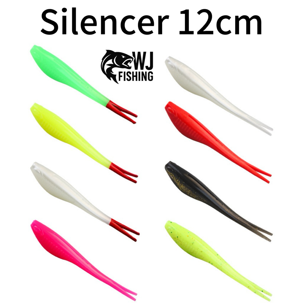 Softlure silencer 12 cm isi 5 rep ozmy umpan casting toman
