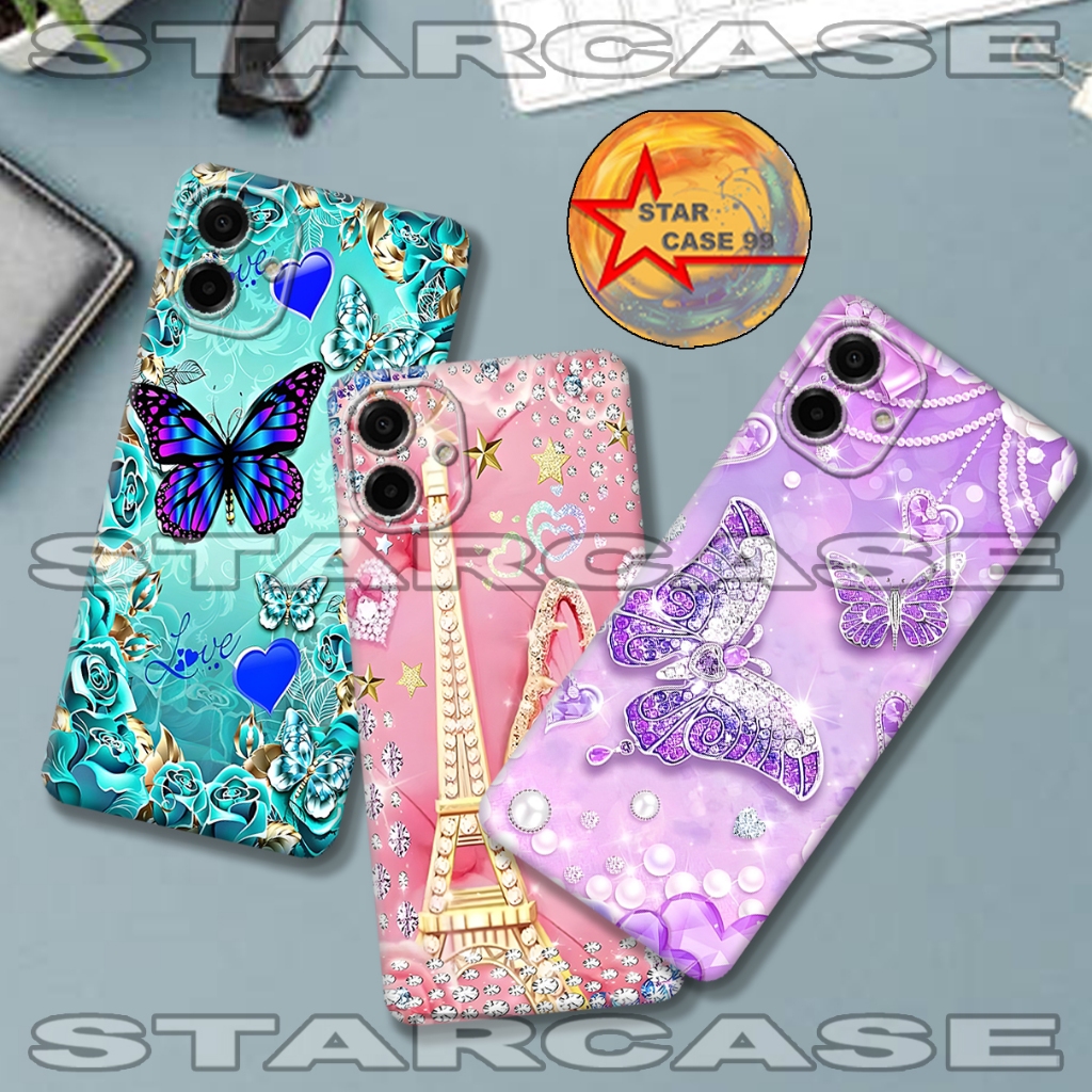 Softcase karet samsung a07/S11/Motif cewek/casing samsung a07/case hp samsung a07