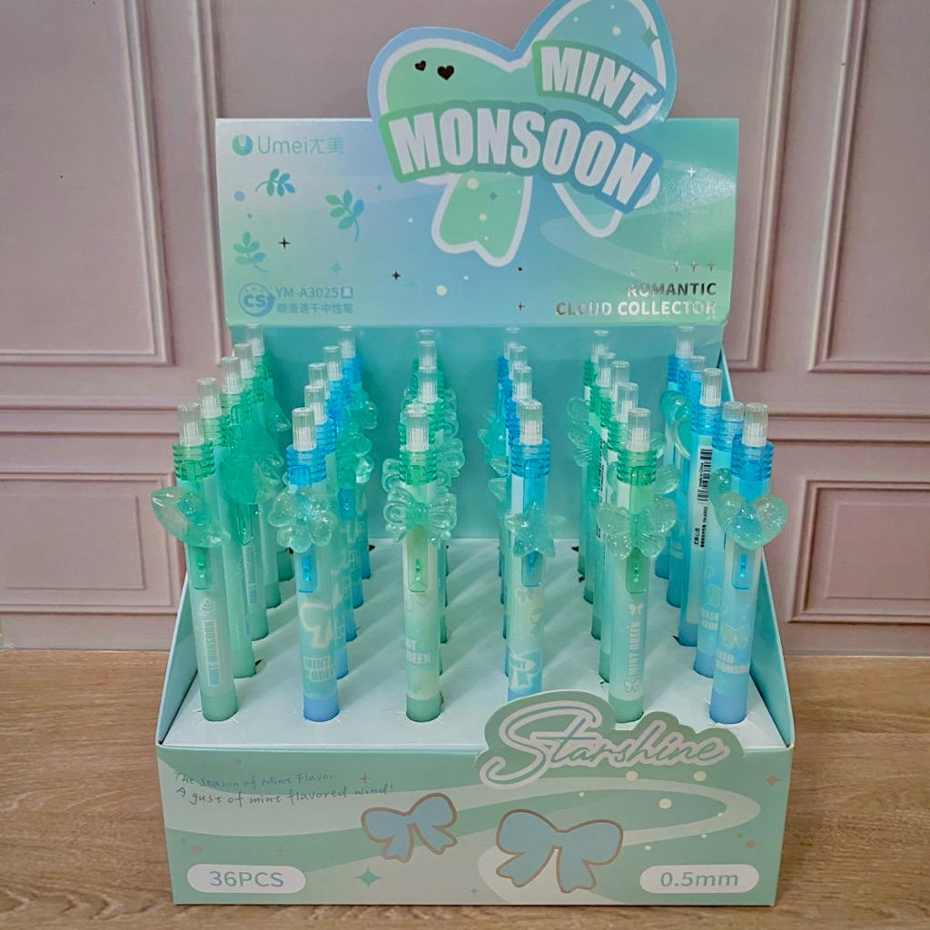 

[COD] 6 pcs pen Umei Mint Monsoon