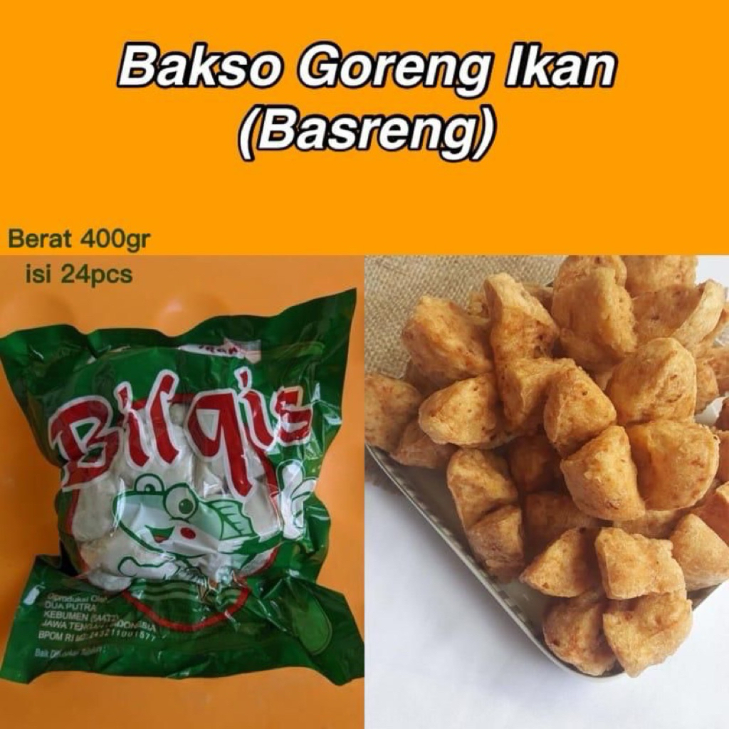 

BAKSO GORENG BASRENG IKAN BILQIS 400 gram isi 24 pcs