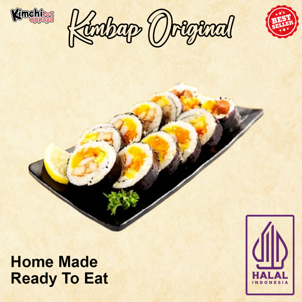 

Kimbab Original Kimbab Sushi Korea 10 Potong Authentic Korean