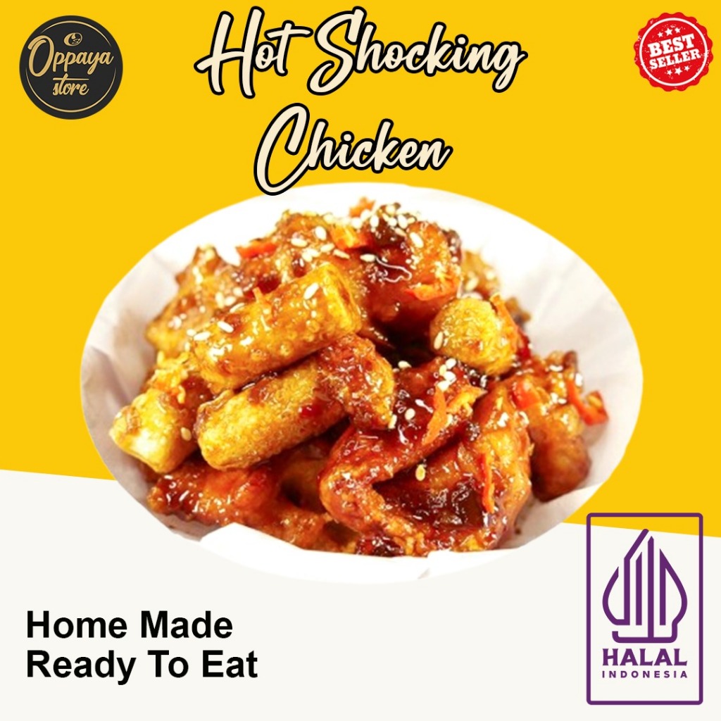 

Chickin Iyagi - Hot Shocking Chicken 5 Potongan Siap Saji Halal
