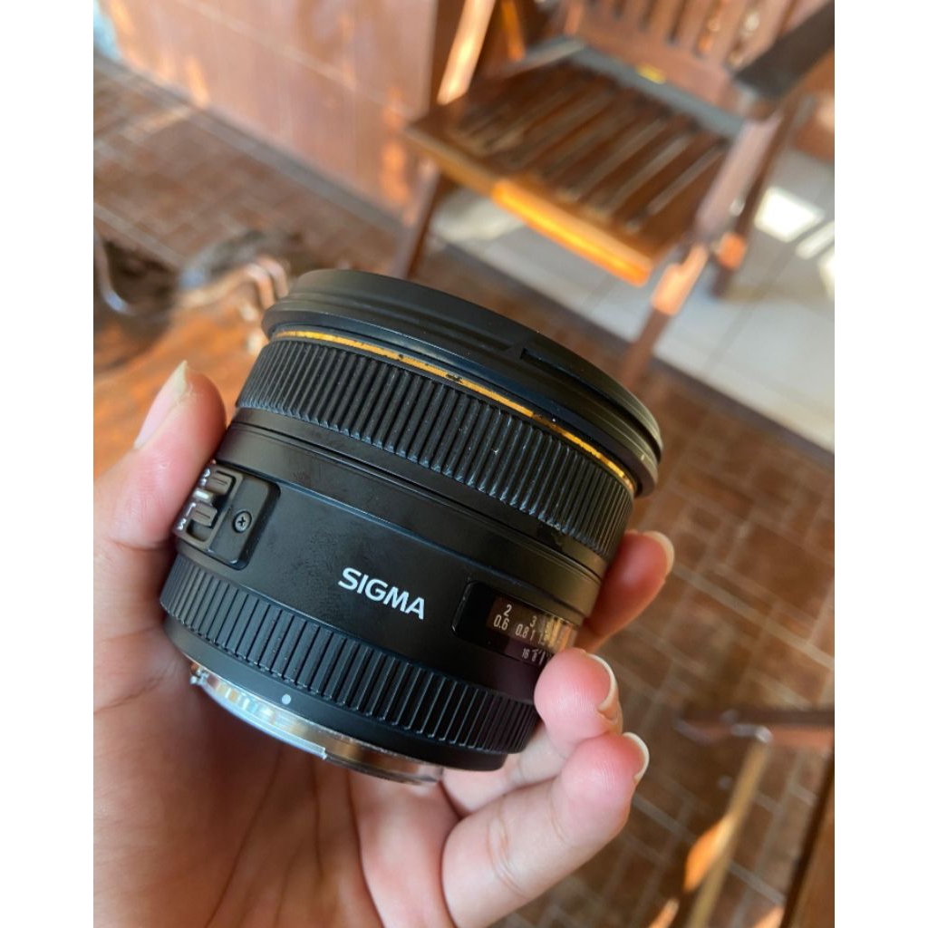 Lensa Sigma 50mm DG F1.4 for canon