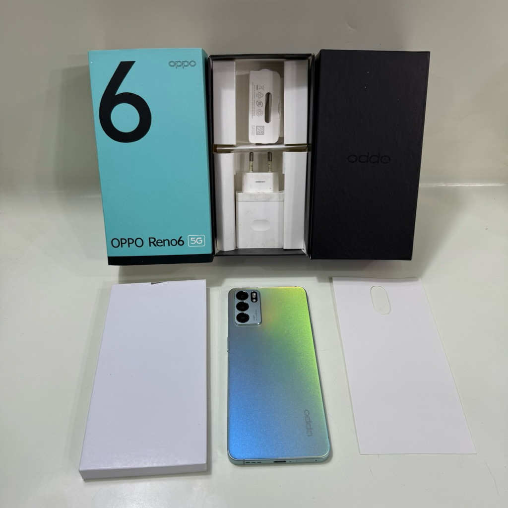 Oppo Reno 6 5G 8/128gb Fullset Second Garansi Resmi