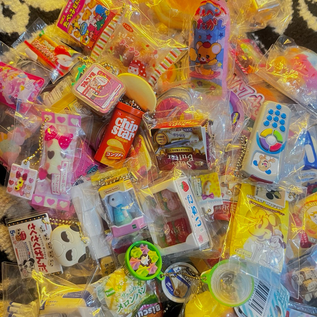 HOT ITEMS‼️Trinkets japan food gotochi Keychain gashapon