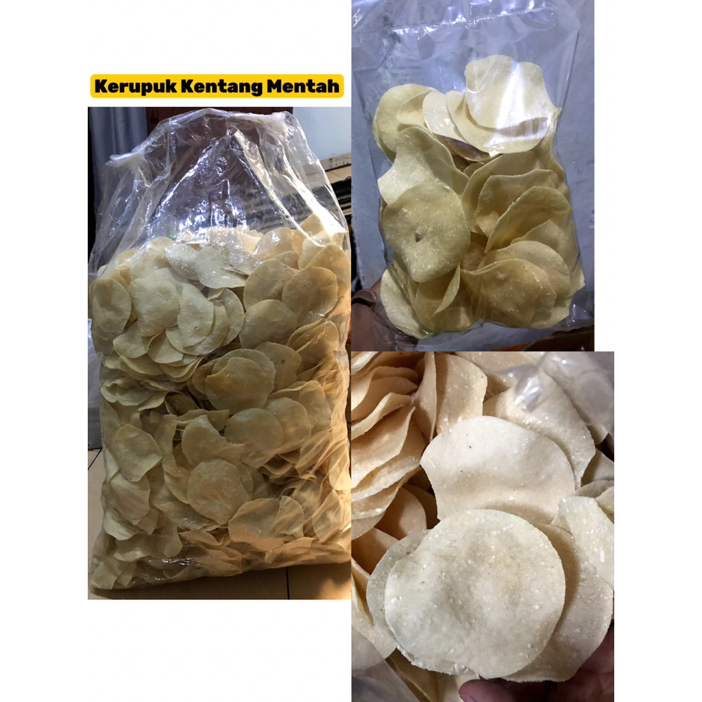 

[1 kg] Kerupuk Kentang Mentah Kiloan