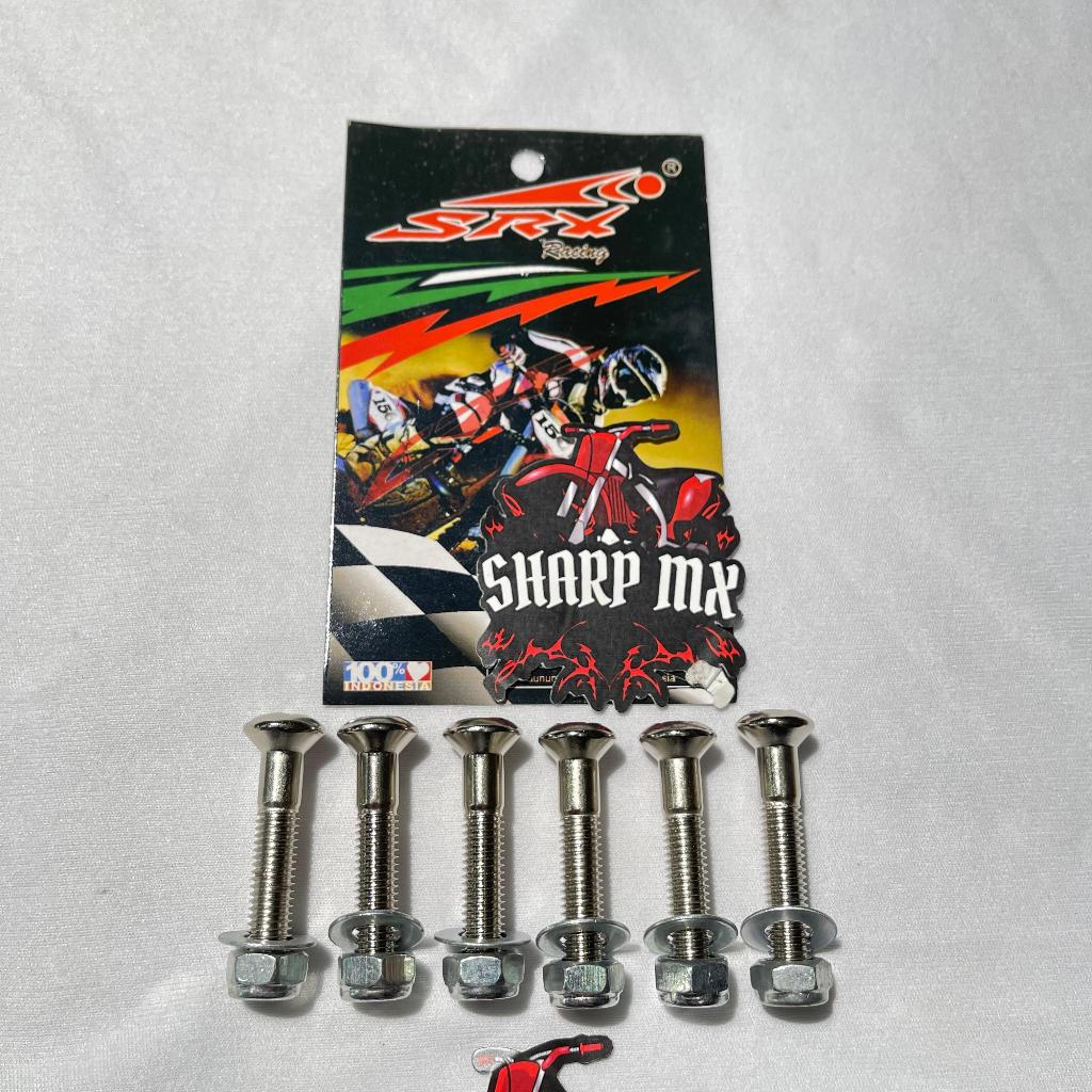 Baut Baud Gir Gear Belakang Panjang Spacer Supermoto CRF 150 WR 155 SRX VZM Original