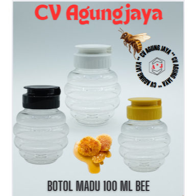 Botol Madu Bee Natural 100 ml / Botol Plastik / Botol Madu / Botol Madu TJ / Botol Madu Bee / Botol 