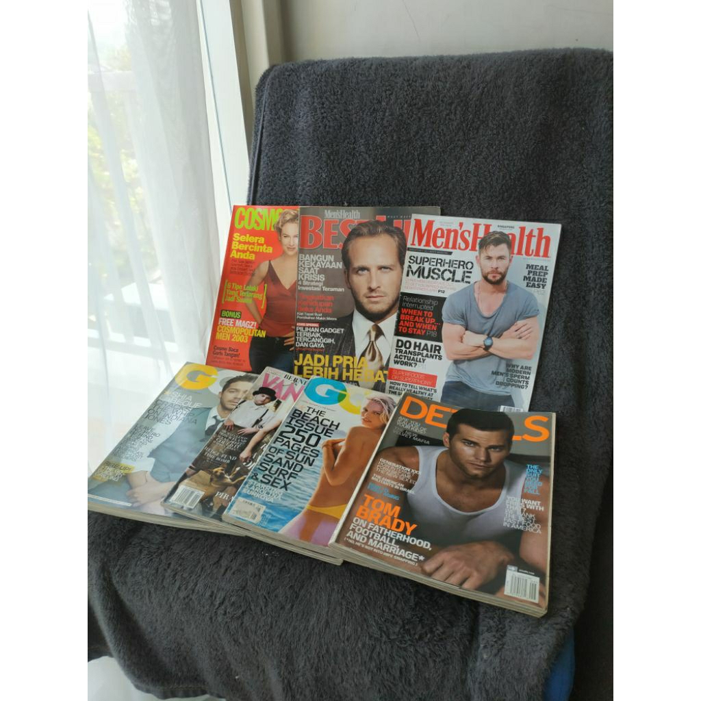 majalah GQ details menshealth vanity fair harga satuan