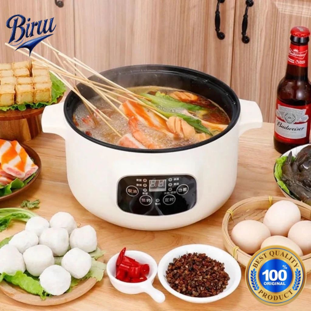 ORIGINAL PANCI LISTRIK SERBAGUNA— MASAK MIE, NASI, SAYUR & KUKUS PRAKTIS