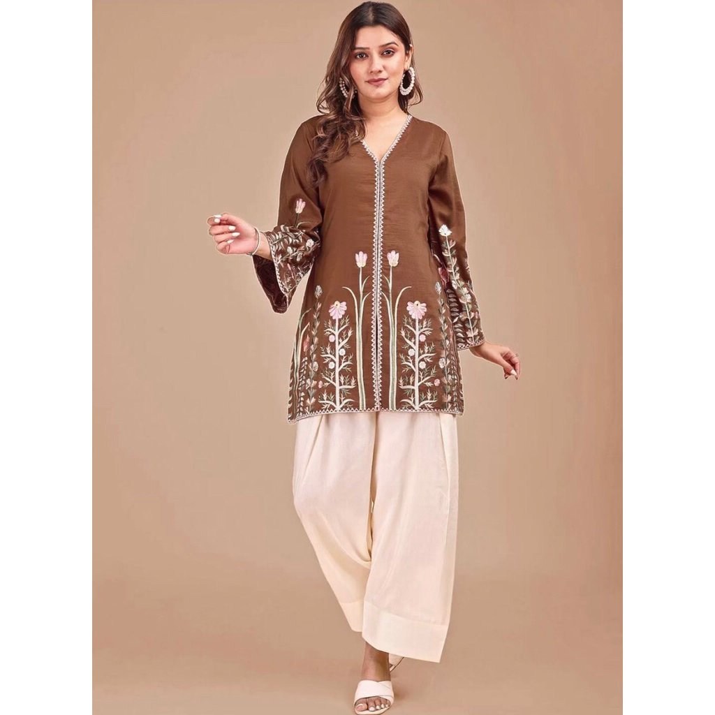 Tunik Bordir Tikhi Imli dengan Celana