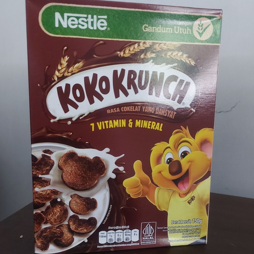 

Nestle Koko Krunch Rasa Cokelat yang Dahsyat dengan Gandum Utuh Box 150gr