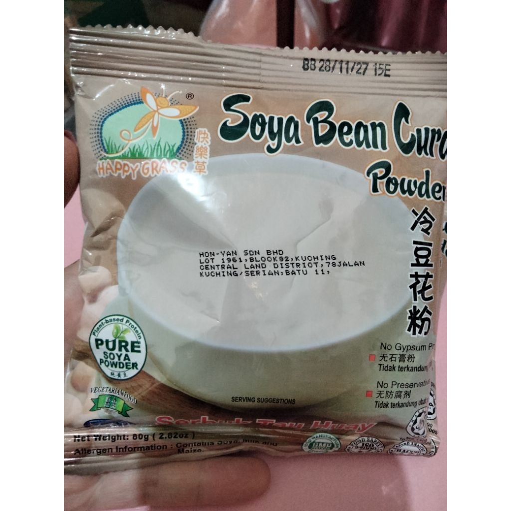 

Soya Bean Curd Powder / Tao Fu Fa – Happy Grass 80g