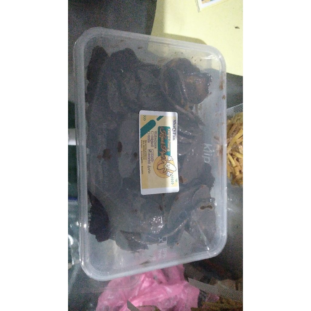 

Kripik Pisang Kepok cokelat lumer