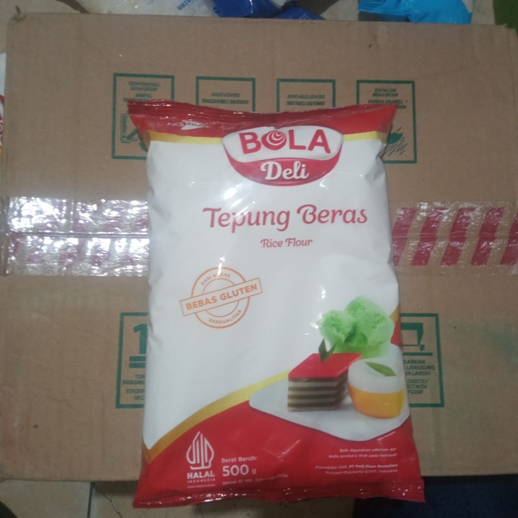 

Tepung Beras Kemasan Bola Deli 500 gram