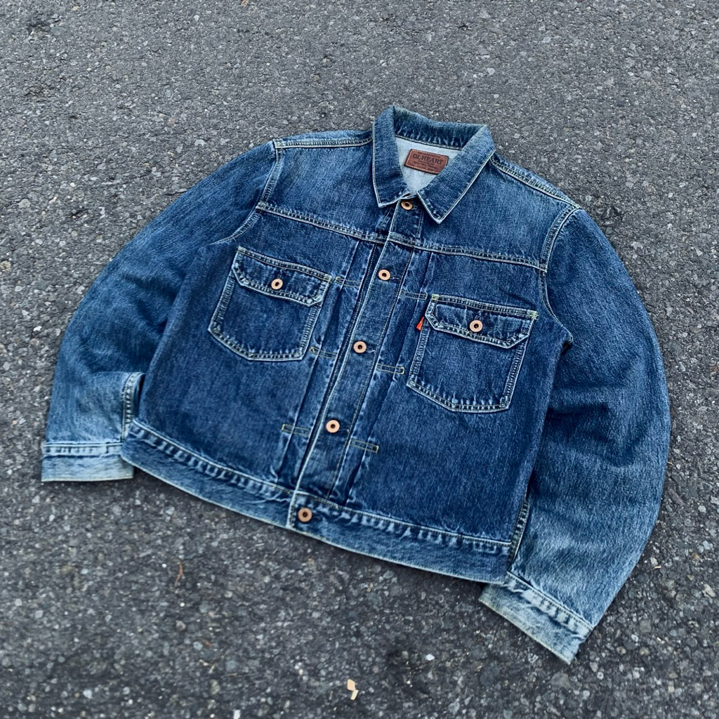 GL Heart Trucker Denim Jacket Type ll Selvedge