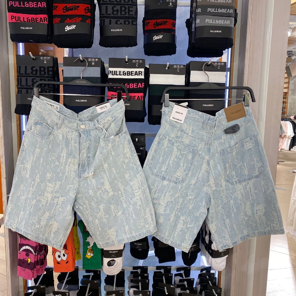 Jastipp. Baggy Jeans Pendek Pull&Bear (Man)