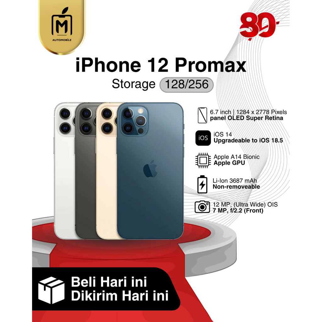 Iphone 12 Pro Max Inter All Operator
