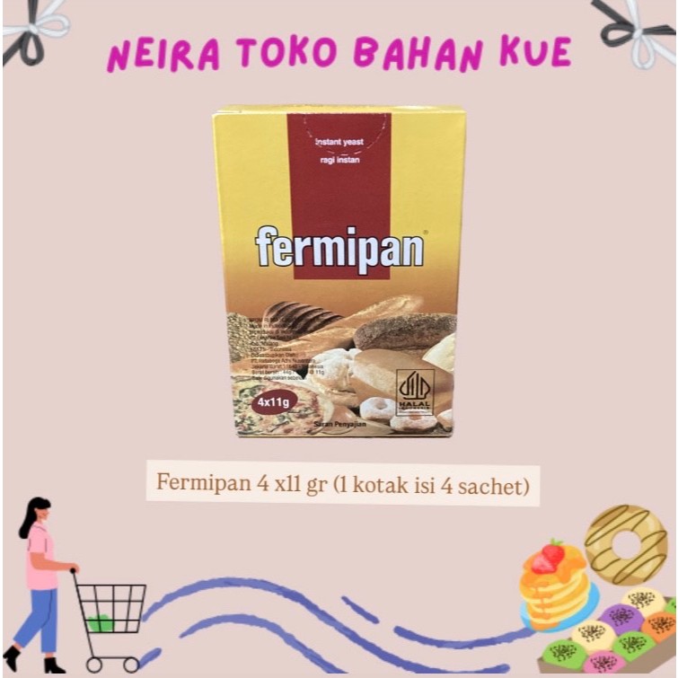 

RAGI INSTAN FERMIPAN KOTAK(4X11GR)/SACHET 11 GR