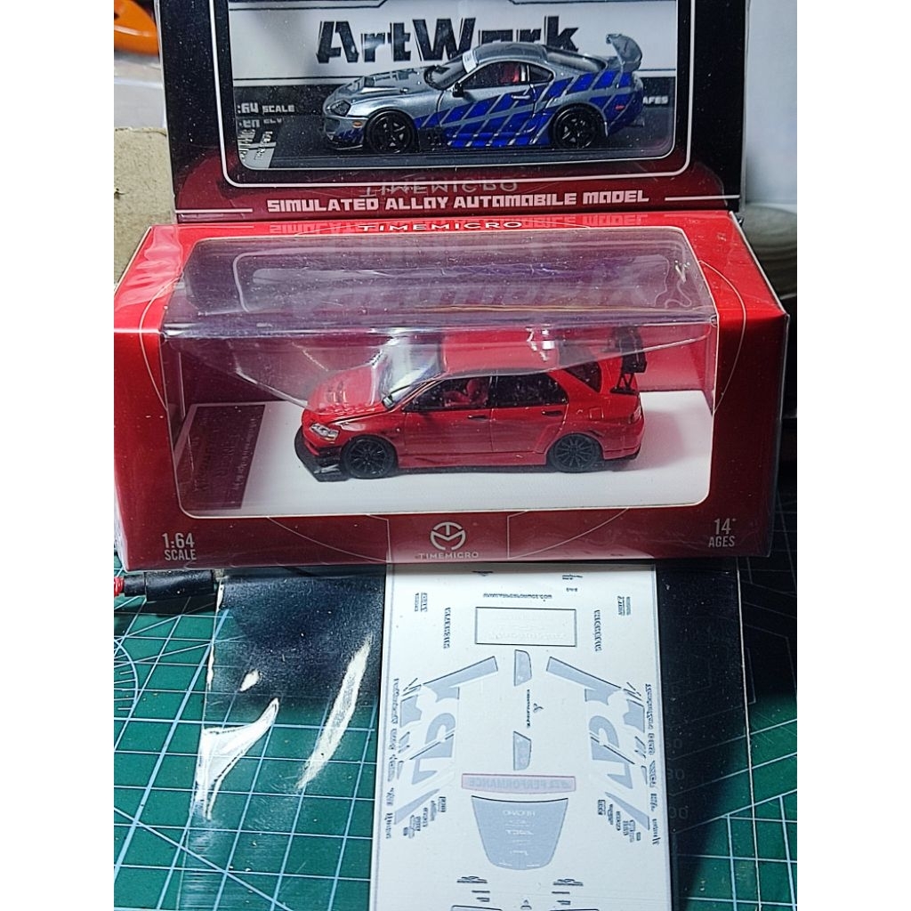 Time Micro_Mitsubishi Lancer Evo IX (bonus decal FF drift)  +  Art Work_Toyota Supra A80