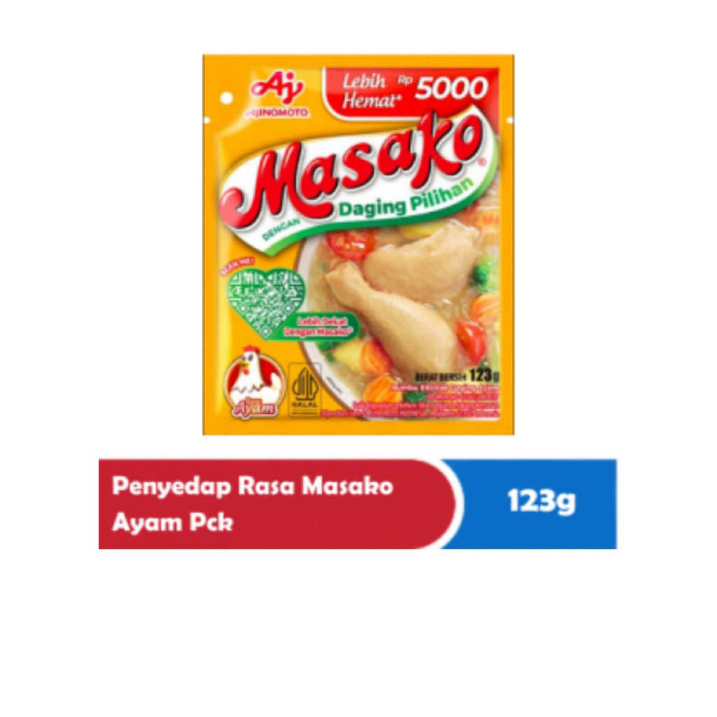 

Masako Ayam 123g – Penyedap Rasa Gurih dari Daging Ayam Pilihan