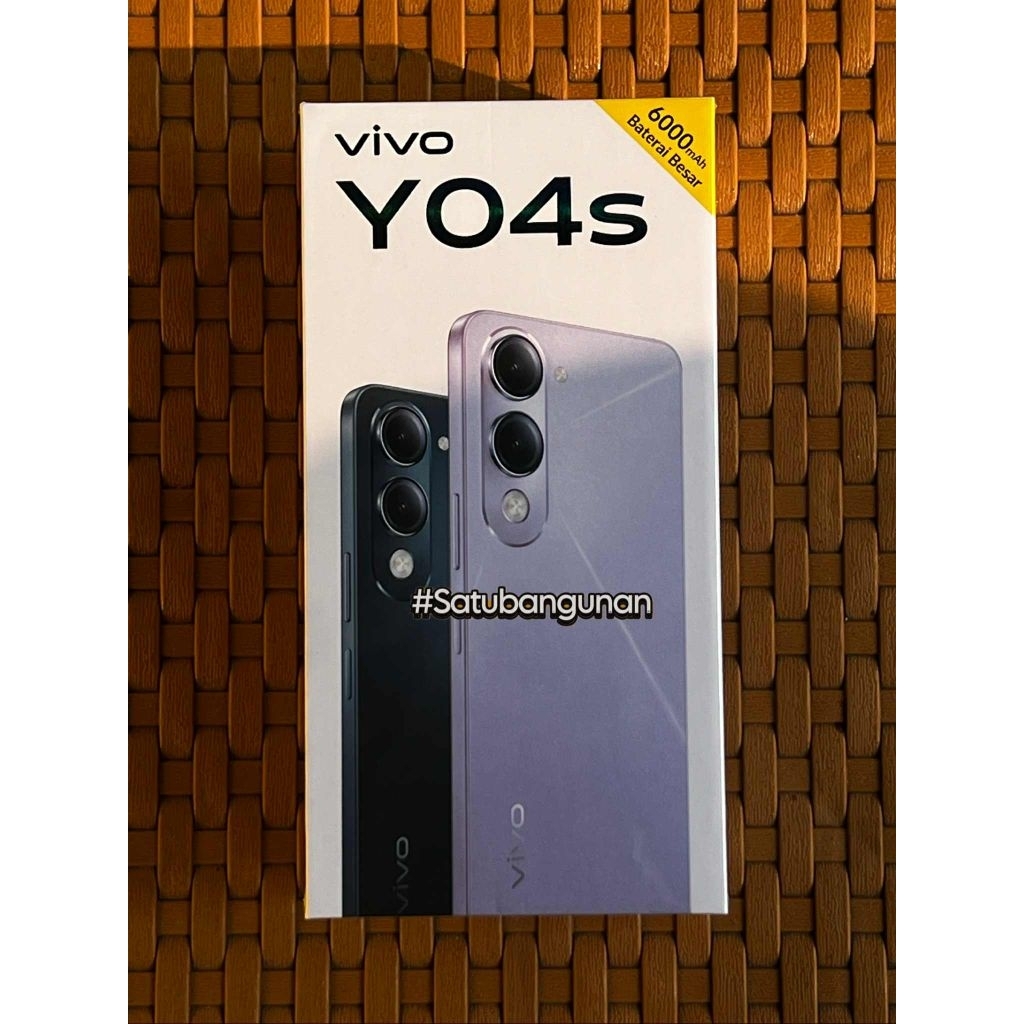 Vivo Y04S 4/64 Gb Baru Segel Box Garansin Resmi 12 Bulan