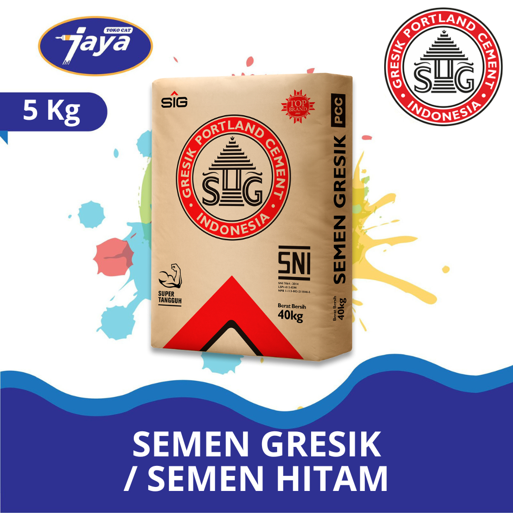 SEMEN HITAM KILOAN REPACK / SEMEN GRESIK 5 KILOAN