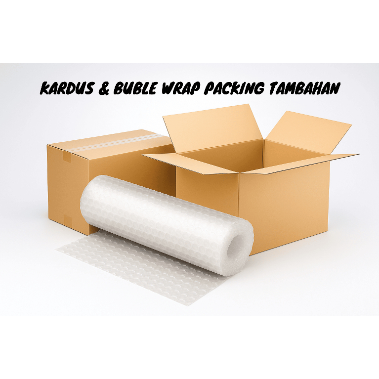 

Kardus & Bubble Wrap Packing Tambahan