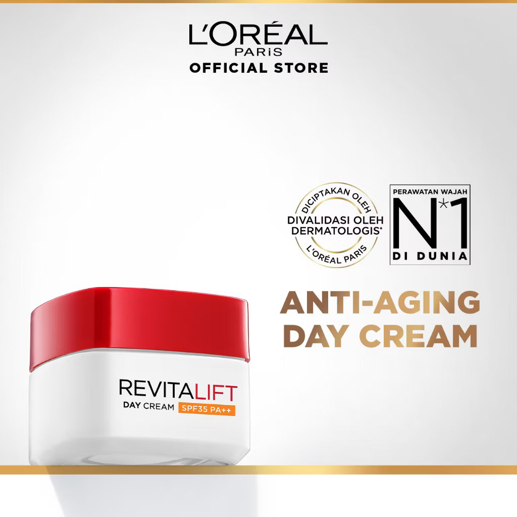LOREAL DAY CREAM MOISTURIZER ANTI AGING SPF 35PA++