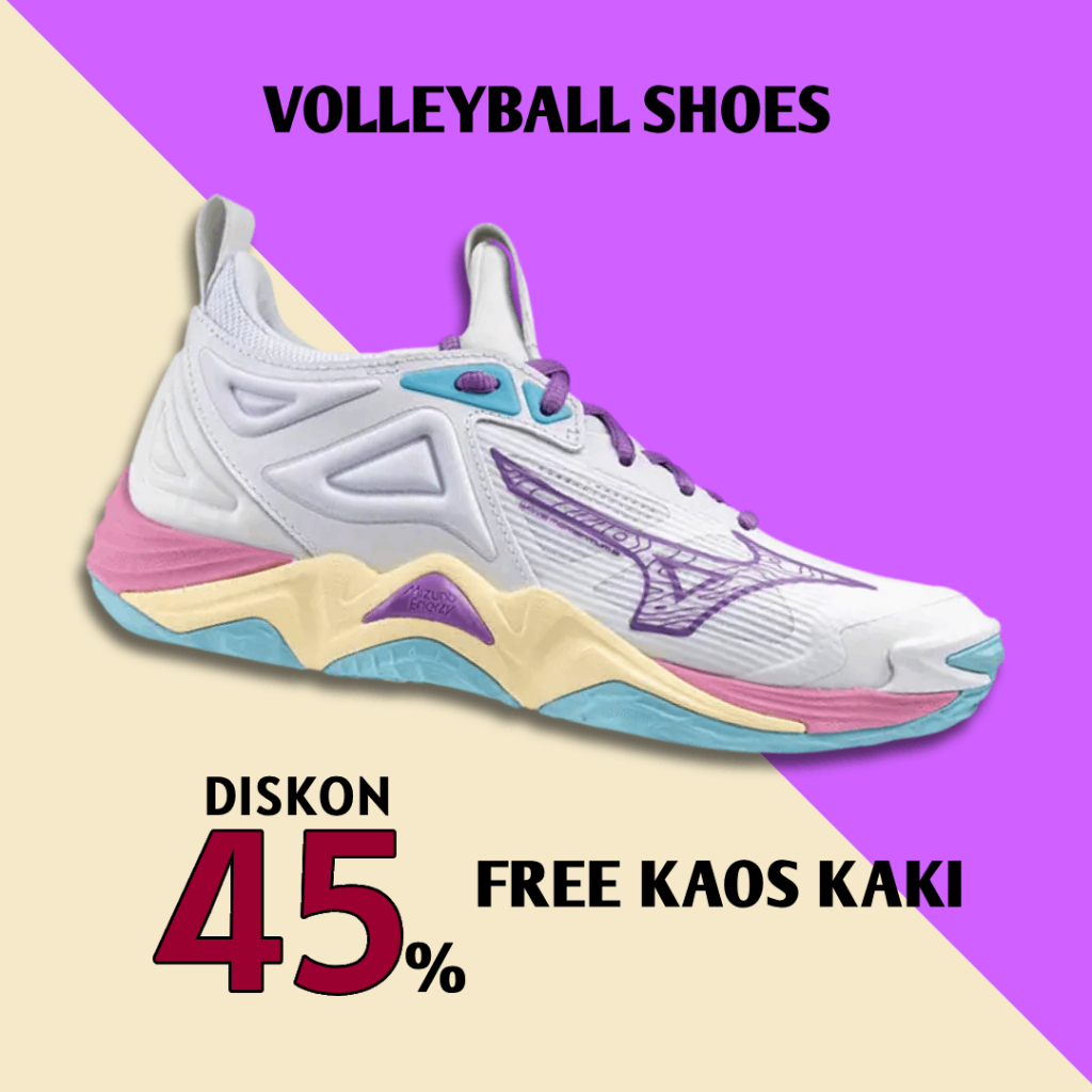Mizuno Momentum 3 Sepatu Voli Wanita Size Women 36 37 38 39 40 41 Grade Original Terlaris Unisex Sep