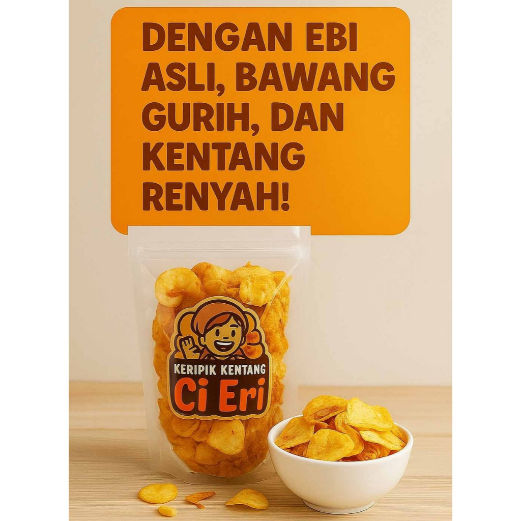 

Keripik Kentang Ebi Original – Cemilan Gurih Tanpa Pengawet