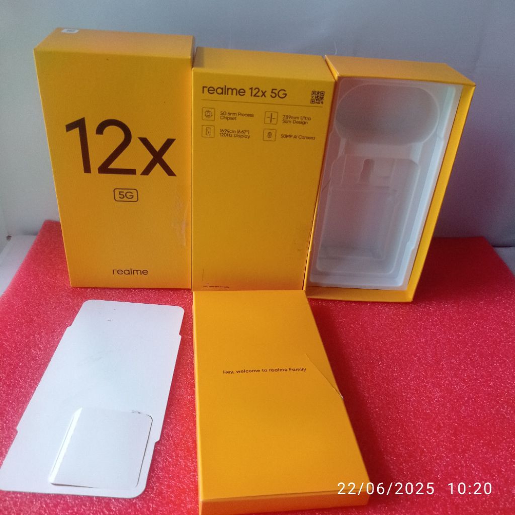 

KARDUS BOX HP REALME 12X ORIGINAL