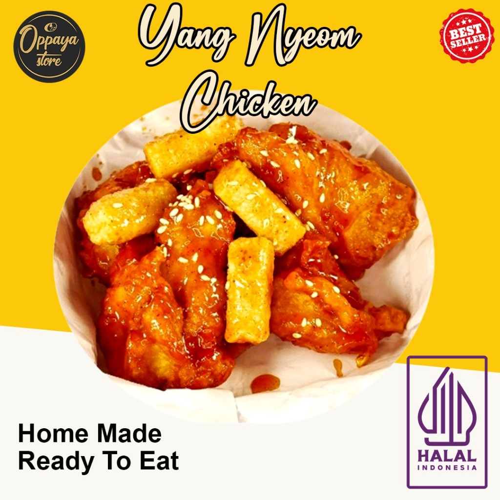 

Chickin Iyagi - YangNyeom Chiken 5 Potongan Siap Saji Halal