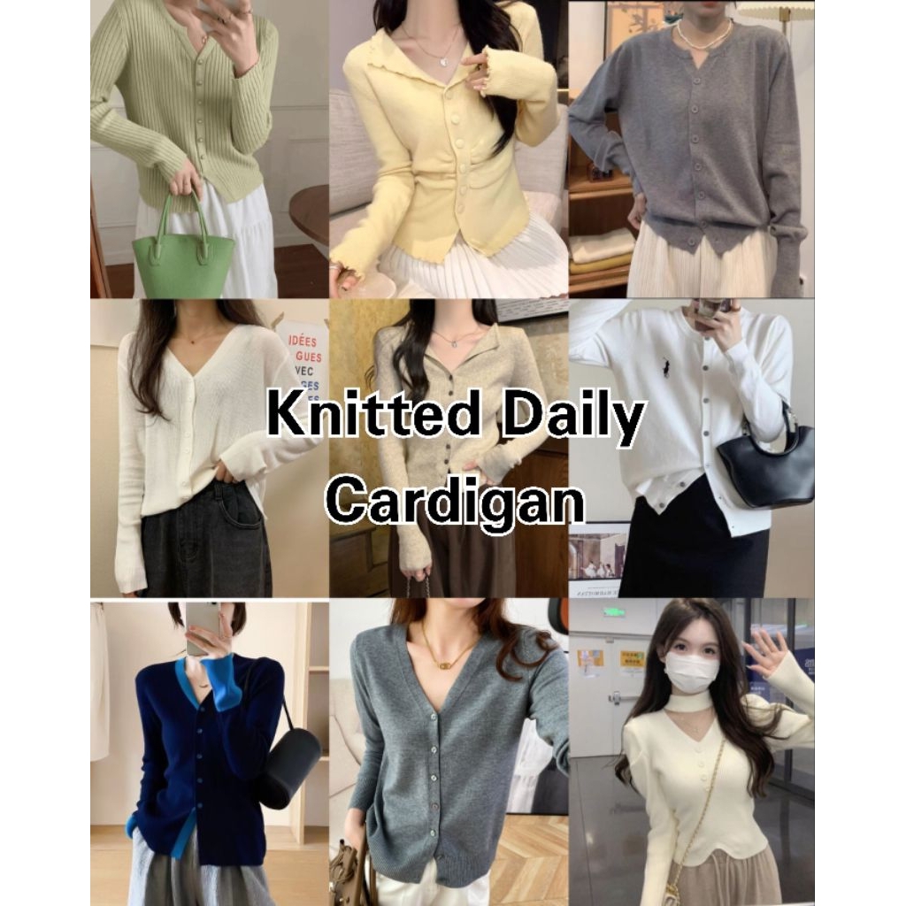 

Knitted Daily Cardigan