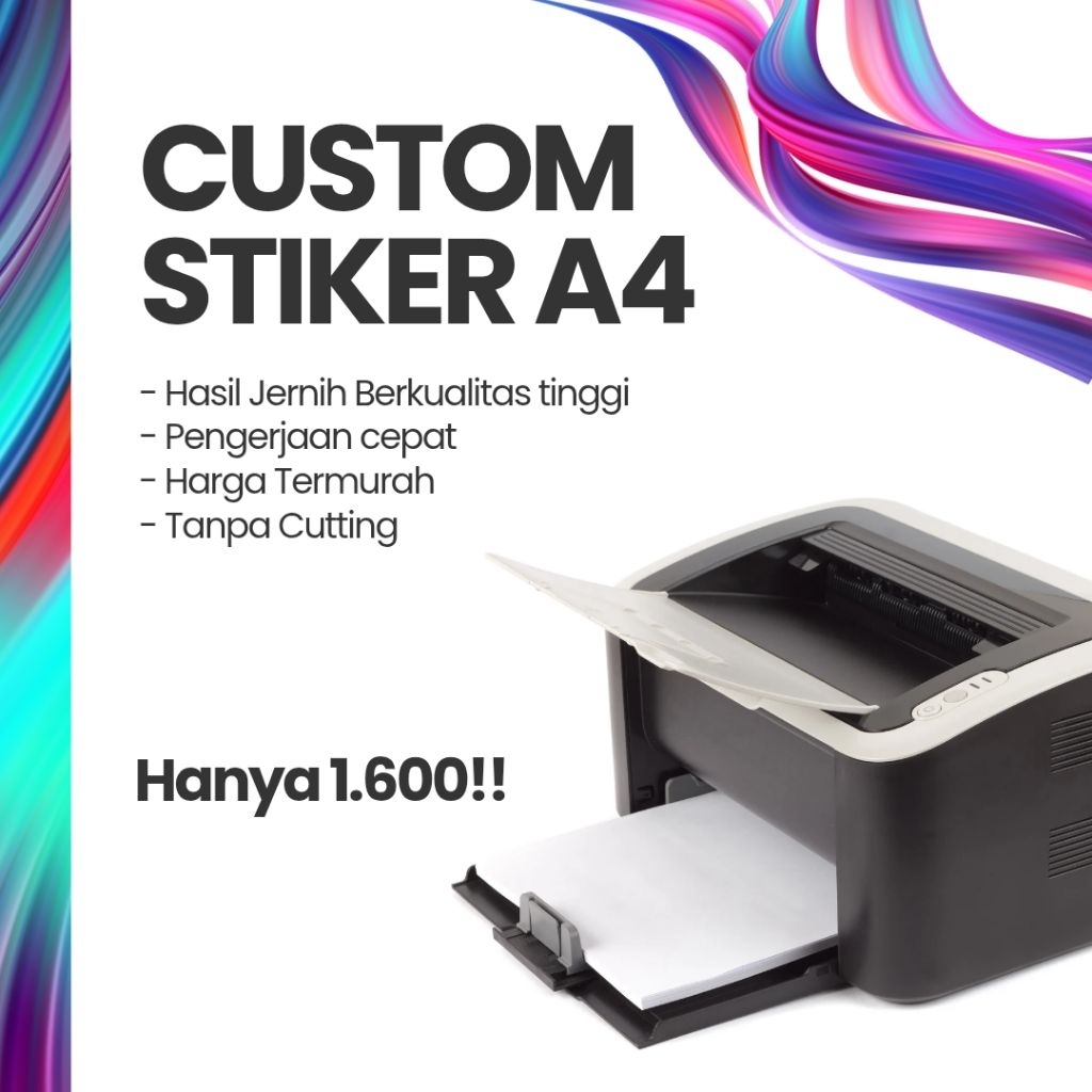 

Custom Stiker A4 Chromo / Doff