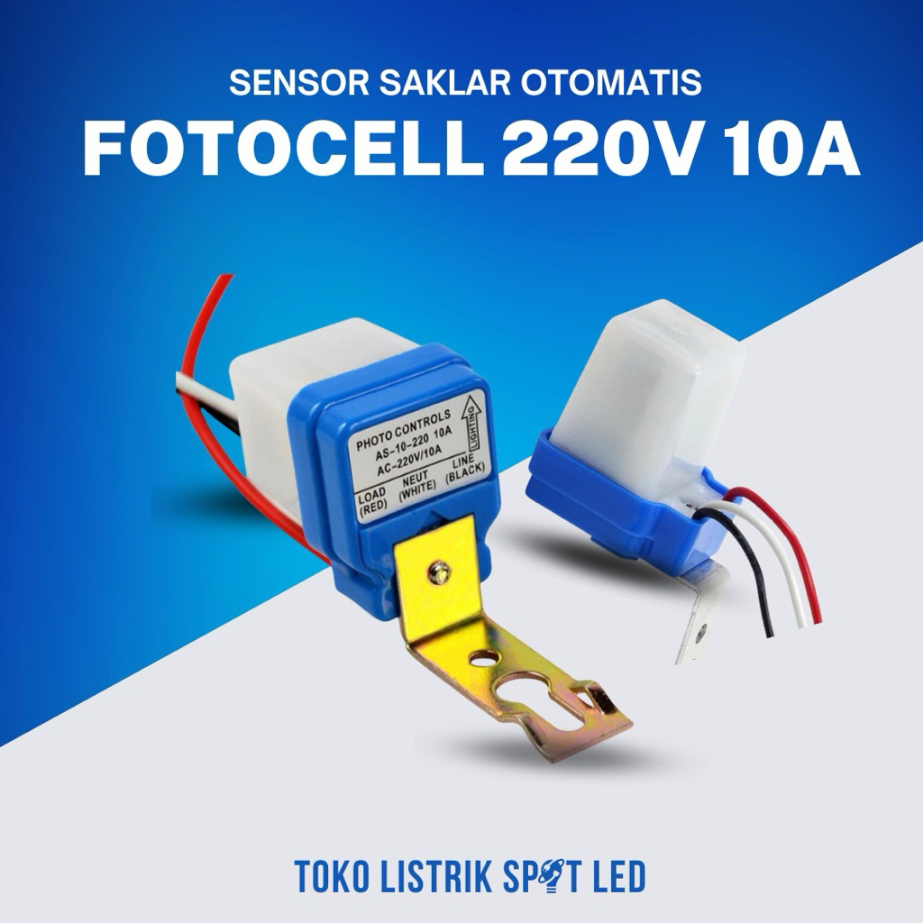 Sensor Lampu Otomatis Photocell Siang Malam