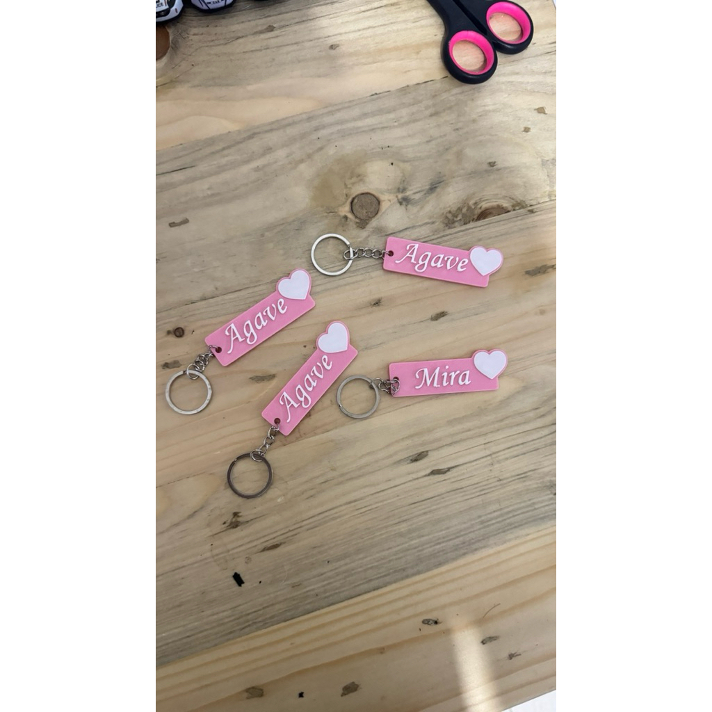 

Name Tag Keychain Custome 3D Print