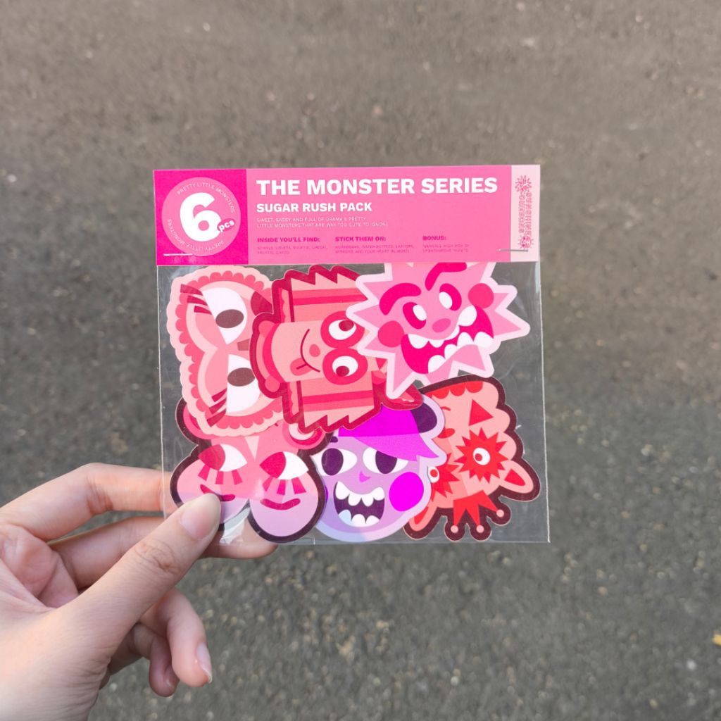 

Sunshinecheecks – The Monster Series Sticker Pack (6 pcs)