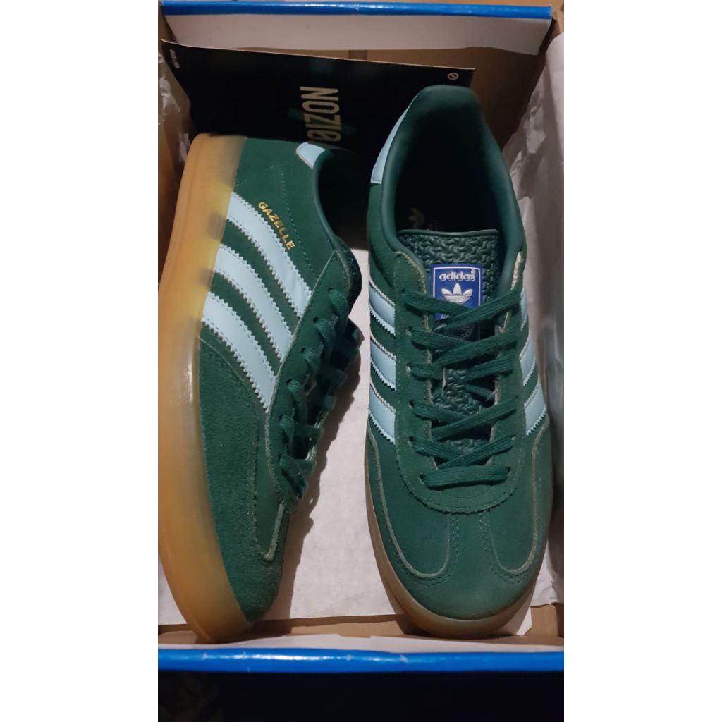 adidas Gazelle hijau putih