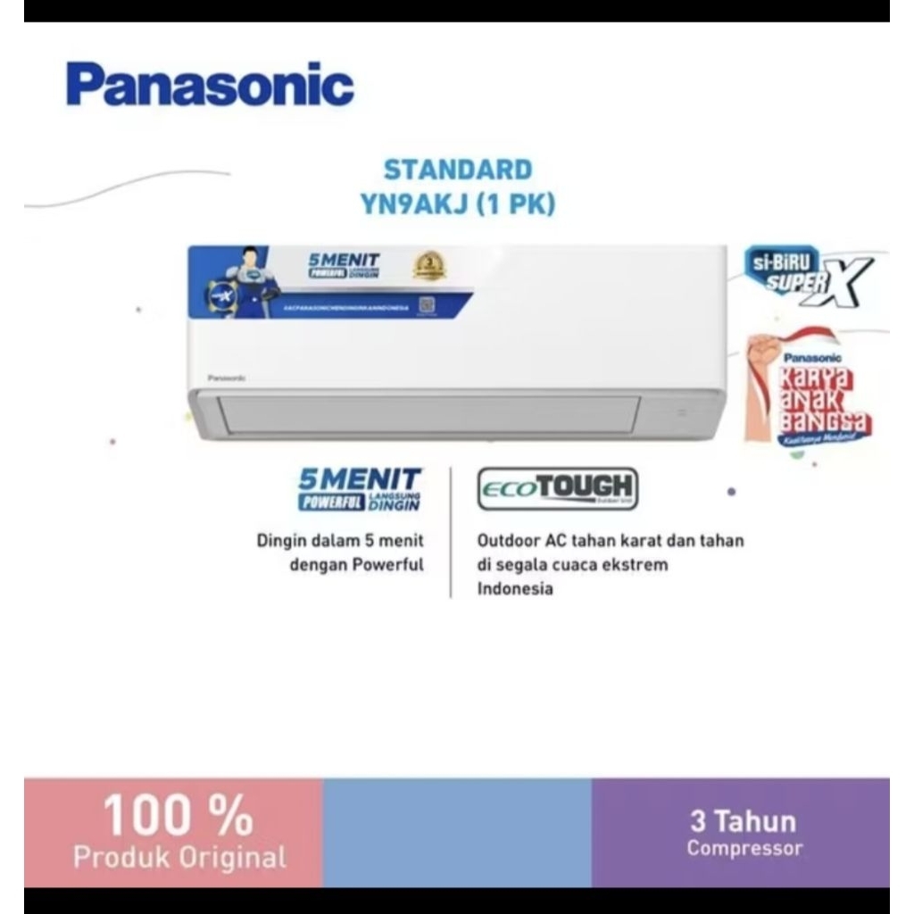 AC PANASONIC 1PK STANDAR YN 9AKJ
