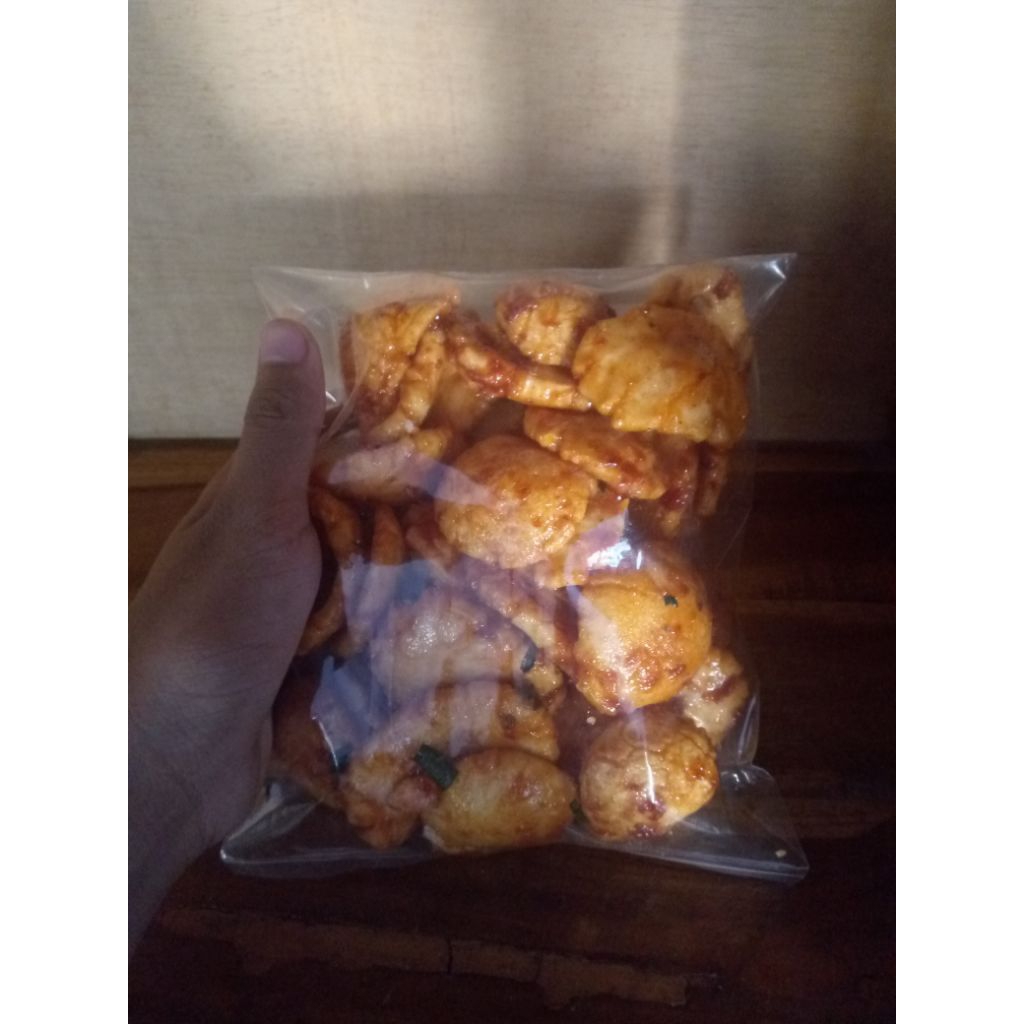 

amba_snack kerupuk ikan tengiri balado jeruk (200gr)