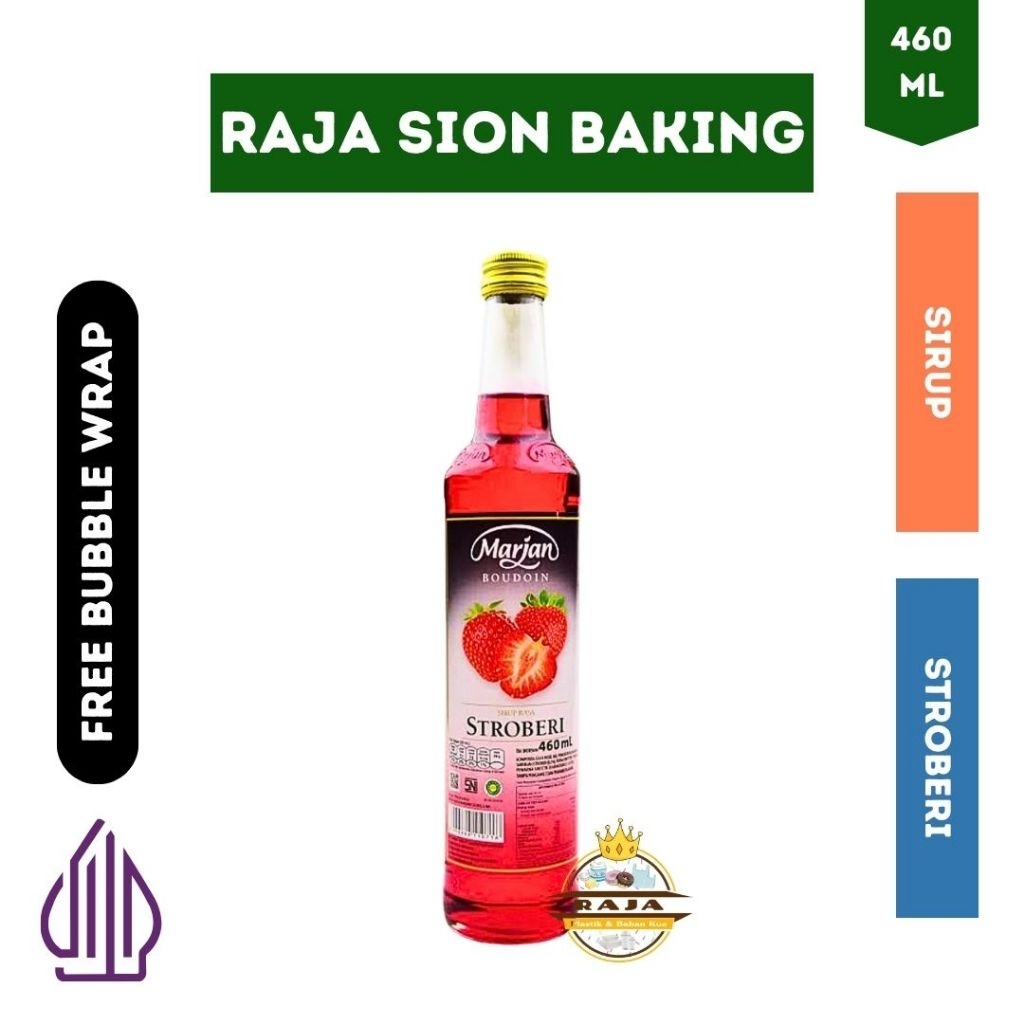 

Marjan Sirup Boudoin STRAWBERRY 460ml
